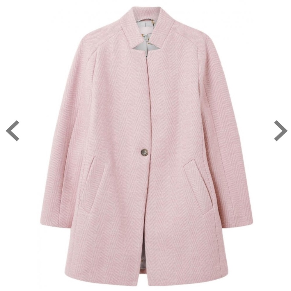 NWT Joules Addington Pink Herringbone US 6 - Picture 3 of 6